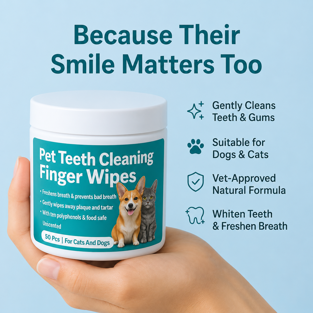 FreshPaw Dental Wipes